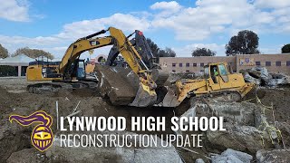 Lynwood High School Demolition Update  March 2024 [upl. by Xirtaeb]