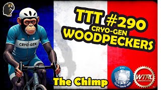 Zwift WTRL Team Time Trial number 290  CRYOGEN Woodpeckers [upl. by Adnarram]