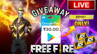 FREE FIRE LIVE TOURNAMENT GIVEAWAY  FREE REDEEM CODE  livestream [upl. by Feil549]