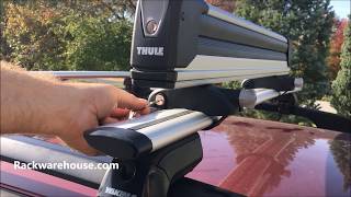 Thule SnowPack Extender 7325 Pullout 6 Pair Ski Rack 4 Snowboard Carrier [upl. by Ahsocin]