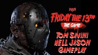 Friday the 13th The Game Tom Savinis quotHELL JASONquot Gameplay PS4Pro [upl. by Ahsimrac]