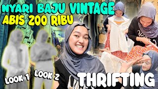 KEBLINGER THRIFTING DI PASAR SENEN  AKU TAKUT BANGET NAWAR 😱😱 [upl. by Yekcin]