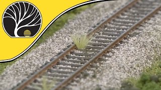 How To Model Realistic Ballast  Woodland Scenics  Model Scenery [upl. by Arny]