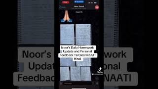 Noor’s Daily Homework Update and Personal Feedback To Clear NAATI Hindi  M and MM PTE NAATI [upl. by Hoppe]