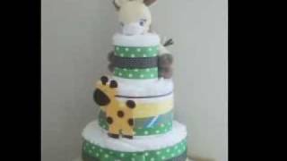 Unique Diaper Cakes Baby Shower Gift Ideas [upl. by Nitsreik]