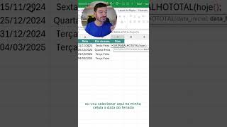 Como contar dias úteis entre duas datas dashboard dicaexcel excel cursodeexcel planilhas [upl. by Lenz]