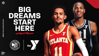 Atlanta Hawks amp YMCA of Metro Atlanta Announce Official Jersey Patch Partnership [upl. by Benisch807]