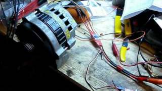 Alternator to quothybridquot brushless DC motor test [upl. by Yrhcaz287]