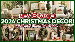 NEW 2024 TARGET HEARTH AND HAND CHRISTMAS DECOR 🎁🎅🏻 ALL BRAND NEW  Target Christmas Decorations [upl. by Loftis]