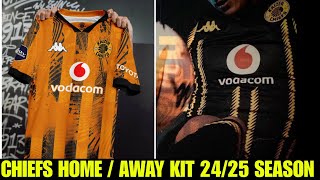 Kaizer Chiefs Home And Away Kit Revealed  2425 SEASON EDITION [upl. by Edlihtam]