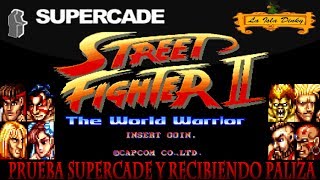 Como jugar Online a juegos de MAME  Recreativas  Supercade  Tutorial  Partida Street Fighter II [upl. by Sale591]