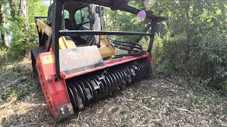 Fecon Blackhawk Forestry Mulcher Testing [upl. by Okemak]