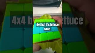 How did cubes get lettuce wrapped 🥬 rubikscube comedy AnasCubing [upl. by Pampuch753]