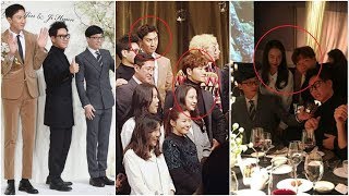 Running Man Funny at Ryu Hyun Jin Wedding Song Ji Hyo And Kim Jong Kook Stick Together [upl. by Llennyl299]