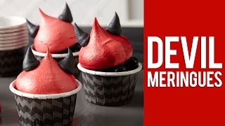 How to Make Halloween Devil Meringue Cookies [upl. by Alene]