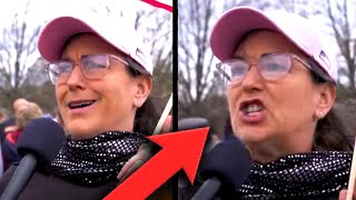 MAGA Lady Descends Into Madness in RealTime [upl. by Arraek363]