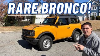 RARE BRONCO  2022 Bronco Base 2door 7speed Manual [upl. by Ariak860]