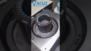 Vertical Long Induction Motor Automatic Stator Coil Insulation Paper Insertion Assembly Machine [upl. by Atinob723]