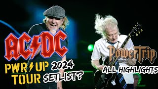 ACDC quotPWRUPquotTour Setlist  All quotPowerTripquot song highlights  07102023 [upl. by Parks744]