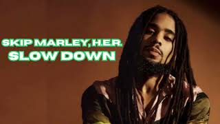 Skip Marley HER  Slow Down  Riddim Instrumental quot2024quot [upl. by Tamarah418]