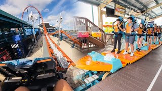 Riding Every BIG ROLLER COASTER at SeaWorld Orlando 2024 [upl. by Noryahs]