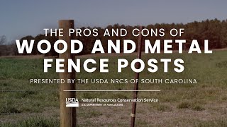 Wood vs Metal Fence Posts Which is Better for Livestock Fencing [upl. by Ainar]