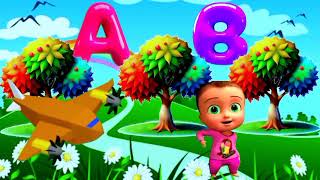 ABC For KidsAlphabet ABCA To Z ABCLearn EnglishKids AcademyNursery EducationKids SchoolBBA [upl. by Iniretake]