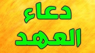 دعاء العهد بصوت يذكرك بالماضي  علي يوسف [upl. by Nagiem]