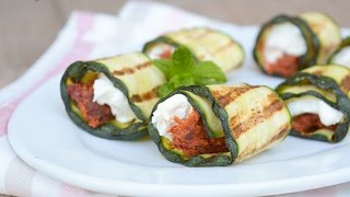 Involtini di zucchine grigliate  Ricette che Passione [upl. by Caz]