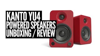 Kanto YU4 Powered Speakers Unboxing  Review [upl. by Lowney]