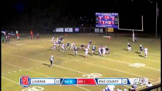 Luverne 5 Kenterius Womack 15 yd TD QB Run [upl. by Doralin]