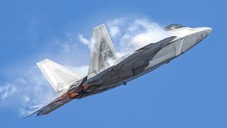 F22 RAPTOR LIGHTS UP THE SKIES OF MIRAMAR AT AMERICAS AIRSHOW 2024 4K [upl. by Sussman]