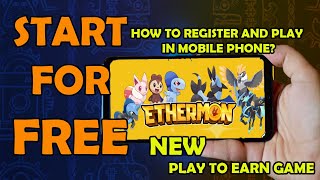 ETHERMON New Play to Earn Game Tagalog [upl. by Ordep]