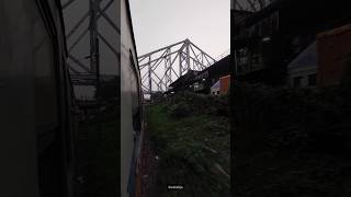 Crossing the mighty HOWRAH BRIDGE underneath through CIRCULAR RAILWAYS ❤️ [upl. by Dammahom]