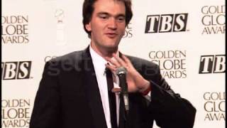 Quentin Tarantino at the 1995 Golden Globe Awards part 1 [upl. by Carlynn]