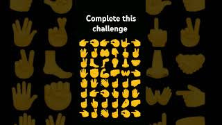 Complete this challenge 😁😀💪gupshupmm youtubeshorts art love funny [upl. by Yauqaj833]