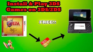 How to Play 3DS games on your 3DS 2023 guide [upl. by Adnohrahs]