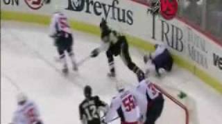 Evgeni Malkin levels Alex Ovechkin [upl. by Riffle]