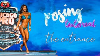 Posing tutorial Bikini amp Wellness  1 Walking into the stage  English amp español [upl. by Drarrej]