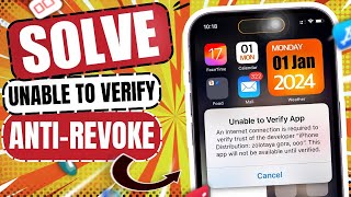 Revoke Apps Fix Anti Revoke Guide for iPhone amp iPad 2024 [upl. by Aroc448]