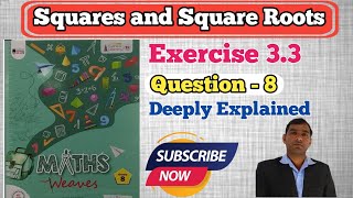 exercise 33 class 8th question 8 maths weaves book [upl. by Enavi402]