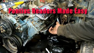 Installing Pontiac headers is easy [upl. by Eckhardt]