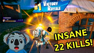 CRAZY 22 KILL VICTORY ROYALE in OG FORTNITE [upl. by Guildroy802]