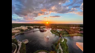 Tour Disneys Coronado Springs Gran Destino Tower Chronos Club Concierge Lounge [upl. by Odarbil]