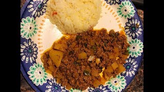 CARNE MOLIDA CON PAPAS COCINACONBEATRIZ [upl. by Rufus]