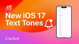 New iOS 17 Text Tones for iPhone [upl. by Phemia731]