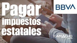 Como pagar impuestos del Gobierno del Estado de Mexico en BBVA en el celular impuesto sobre nomina [upl. by Karola]