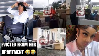 ANGELA OKORIE HAVE BEEN CHASED OUT FROM HER LAGOS APARTMENT OVER MORE THAN 2 YEARS OF UNPAID RENT 😱😱 [upl. by Larkins]