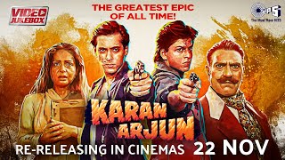 Karan Arjun Movie All Songs  Video Jukebox  Salman Khan  Shahrukh Khan  Kajol  Mamta [upl. by Lednic505]