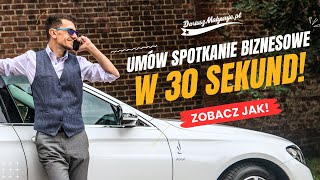 Najprostszy sposób na UMÓWIENIE SPOTKANIA biznesowego  Praktyczne Metody Osiągania Sukcesów [upl. by Cecil]